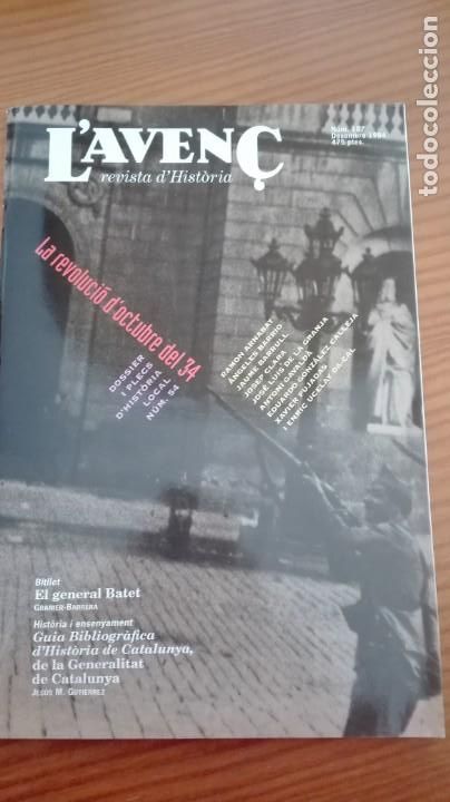 Collezionismo di Riviste e Giornali: Revista Aven&ccedil; n&ordm;187 Desembre 1994 Revoluci&oacute; Octubre 1934 General Batet Guia Bibliogr&agrave;fica Hia Cat.