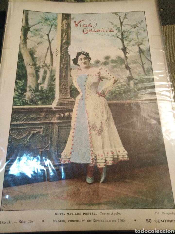Collezionismo di Riviste e Giornali: LA VIDA GALANTE - REVISTA EROTICA HUMOR&Iacute;STICA, A&Ntilde;O III, N 108,1900
