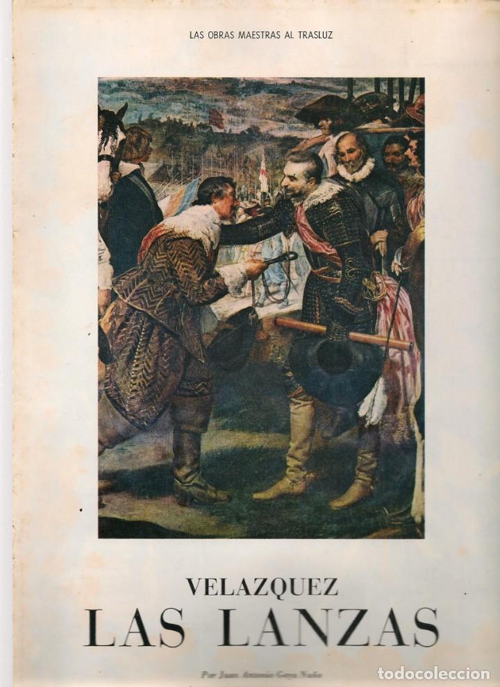 Coleccionismo de revistas y peri&oacute;dicos: LAS OBRAS MAESTRAS AL TRASLUZ. VELAZQUEZ. LAS LANZAS.  FASC&Iacute;CULO REVISTA BANCO Y NEGRO(*B/59)
