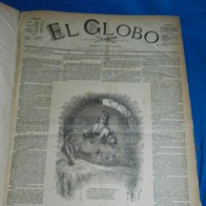 Coleccionismo de Revistas y Periódicos: (MF) REVISTA EL GLOBO DIARIO POLITICO, CIENTIFICO Y LITERARIO , MADRID AÑO 1881. Lote 202101368