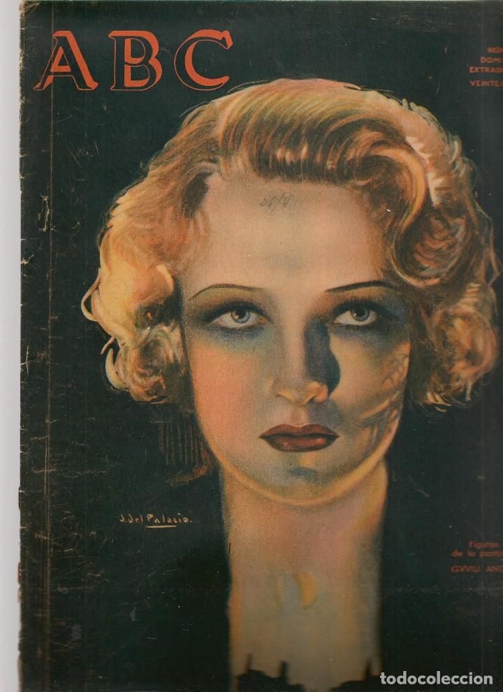 Coleccionismo de Revistas y Peri&oacute;dicos: ABC. FIGURAS DE LA PANTALLA: GVVILI ANDR&Eacute;. N&Uacute;MERO DOMINICAL EXTRAORDINARIO &iquest;1936?.(*B/59)