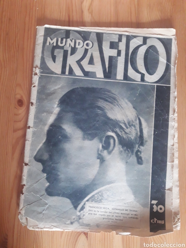 Coleccionismo de Revistas y Peri&oacute;dicos: Mundo Grafico junio 1931 Fresa Aranjuez ministro Barcelona Gitanillo Triana toros Minero Asturias