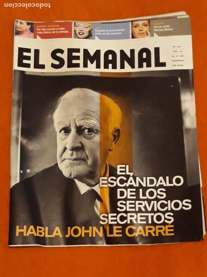 Collection Magazines and Newspapers: REVISTA EL SEMANAL N&ordm; 851 EL ESCANDOLO DE LOS SERVICIOS SECRETOS, HABLA JOHN LE CARR&Eacute;*