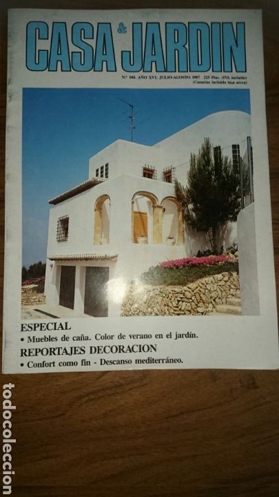 Coleccionismo de Revistas y Peri&oacute;dicos: Revista Casa y jardin n&uacute;mero 144, a&ntilde;o 1987