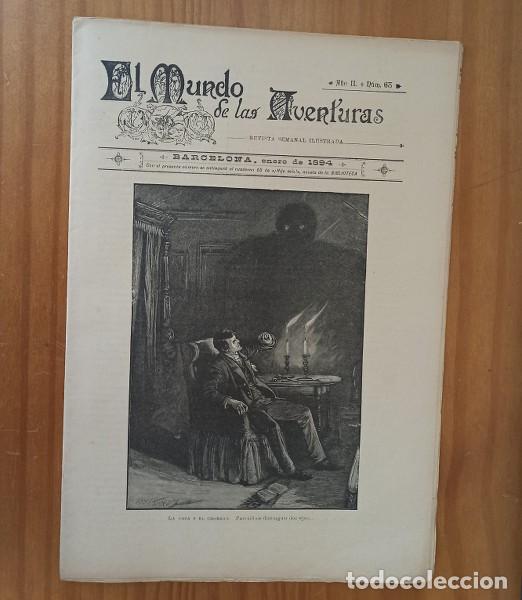 Collectionnisme de Revues et Journaux: EL MUNDO DE LAS AVENTURAS 68, ENERO 1894 REVISTA SEMANAL ILUSTRADA BARCELONA