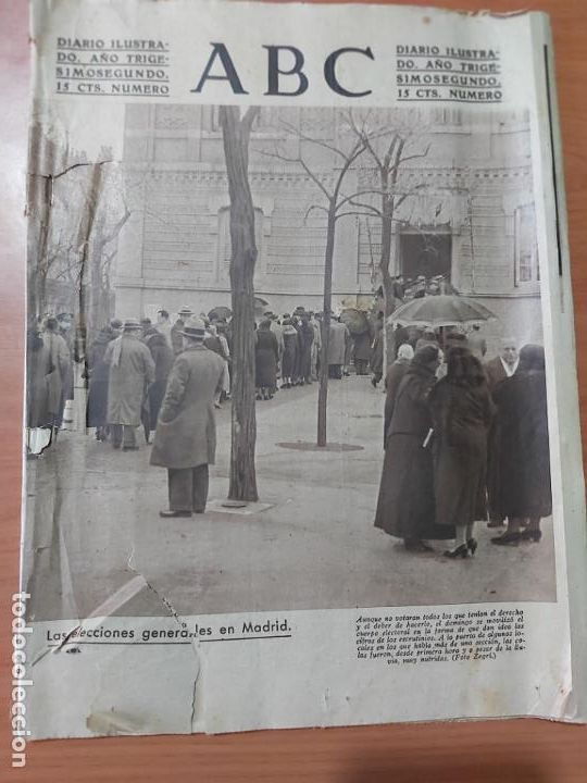 Coleccionismo de Revistas y Peri&oacute;dicos: Revista ABC las elecciones generales de madrid