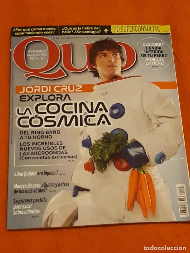 Sammeln von Zeitschriften und Zeitungen: REVISTA QUO N&ordm; 248 JORDI CRUZ EXPLORA LA COCINA C&Oacute;SMICA*