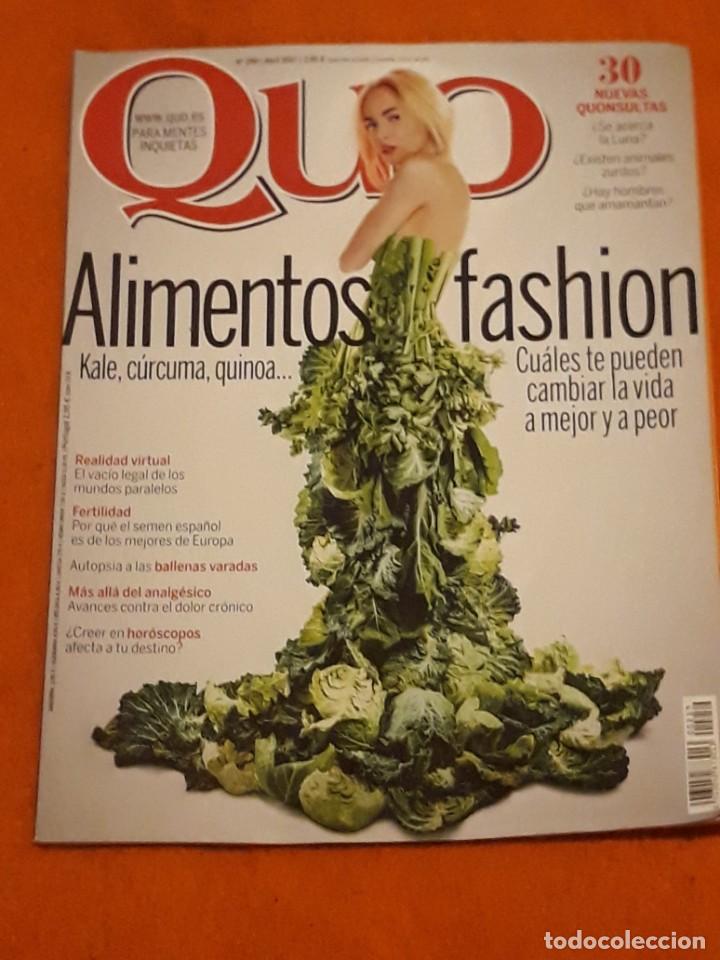 Sammeln von Zeitschriften und Zeitungen: REVISTA QUO N&ordm; 259 ALIMENTOS FASHION*