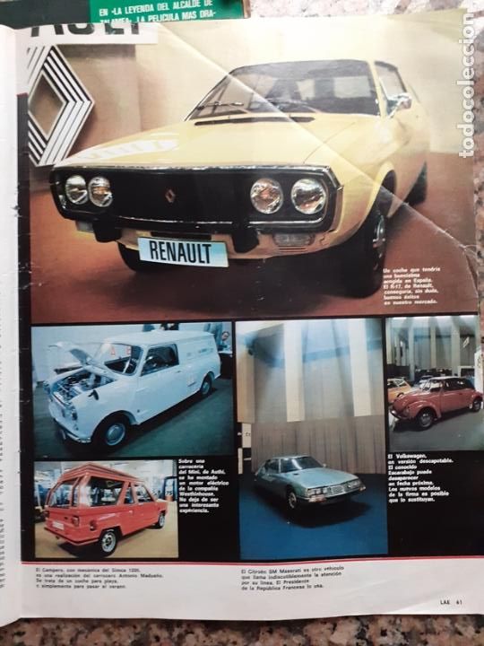 Coleccionismo de Revistas y Peri&oacute;dicos: renault maserati jasper rover fiat salon europeo del automovil