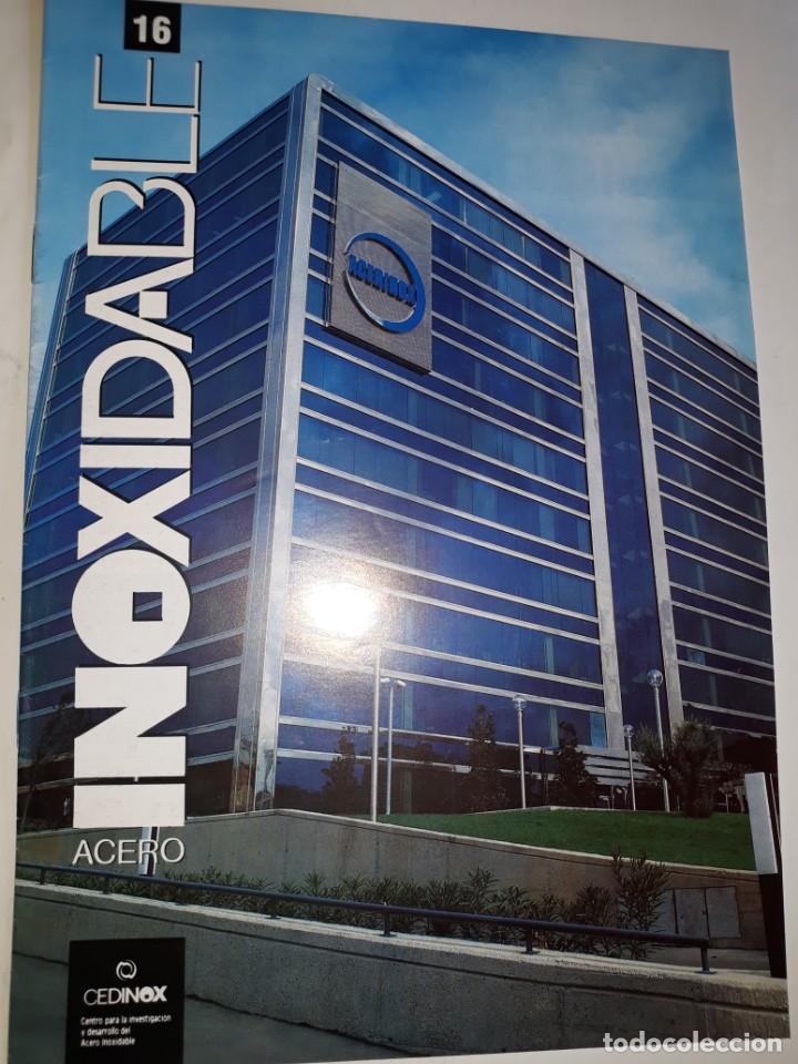 Collection Magazines and Newspapers: ACERO INOXIDABLE 16 CEDINOX 1991 ANCLAJES ALAMBRE GRIFER&Iacute;A CARROS CORRUGADO FUEGO VINO JEREZ LLENADO