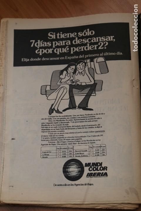 Coleccionismo de Revistas y Peri&oacute;dicos: PUBLICIDAD ABC 25/11/1975 MUNDI COLOR IBERIA AGENCIA DE VIAJES PAGINA COMPLETA