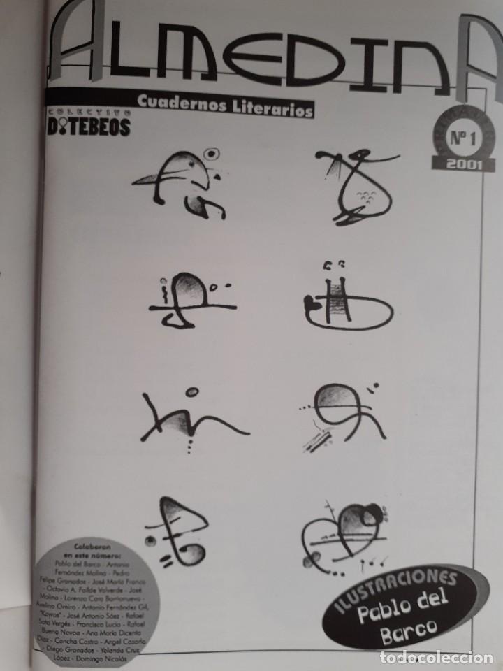 Coleccionismo de revistas y peri&oacute;dicos: ALMEDINA-CUADERNOS LITERARIOS-N&ordm; 1-ALMERIA 2001-LORENZO CARA-A.FERN&Aacute;NDEZ MOLINA-PABLO DEL BARCO-3338