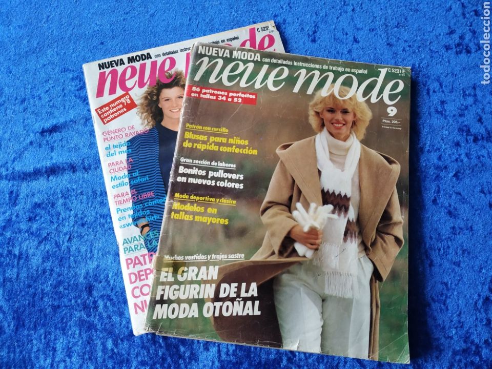 Coleccionismo de revistas y peri&oacute;dicos: Lote 2 revistas Neu Mode Nueva Moda