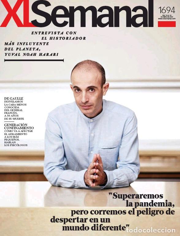 Coleccionismo de Revistas y Peri&oacute;dicos: Revista 'XL Semanal ABC', n&ordm; 1694. 12 de Abril de 2020. Yuval Noah Harari en portada. Nueva.