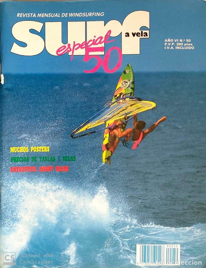 Coleccionismo de revistas y peri&oacute;dicos: 5 CINCO REVISTAS SURF A VELA N&Uacute;MEROS 50, 51, 56, 58, 66