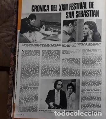 Coleccionismo de revistas y peri&oacute;dicos: concha velasco festival de san sebastian