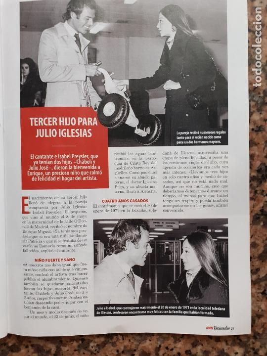 Coleccionismo de Revistas y Peri&oacute;dicos: JULIO IGLESIAS ISABEL PREYSLER
