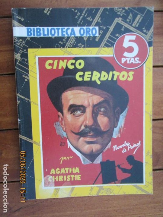 Coleccionismo de revistas y peri&oacute;dicos: CINCO CERDITOS , AGATHA CHRISTIE - 2007 BIBLIOTECA ORO