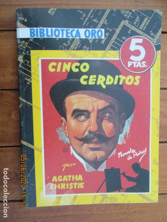 Coleccionismo de revistas y peri&oacute;dicos: CINCO CERDITOS , AGATHA CHRISTIE - 2007 BIBLIOTECA ORO