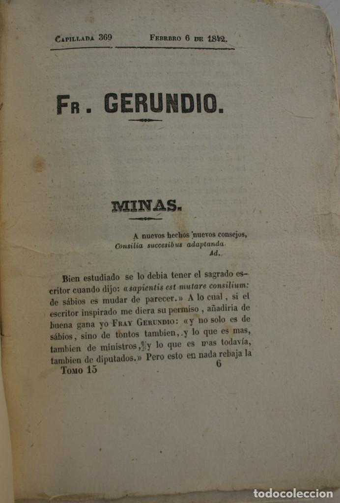 Coleccionismo de revistas y peri&oacute;dicos: Fray Gerundio - Foto 1