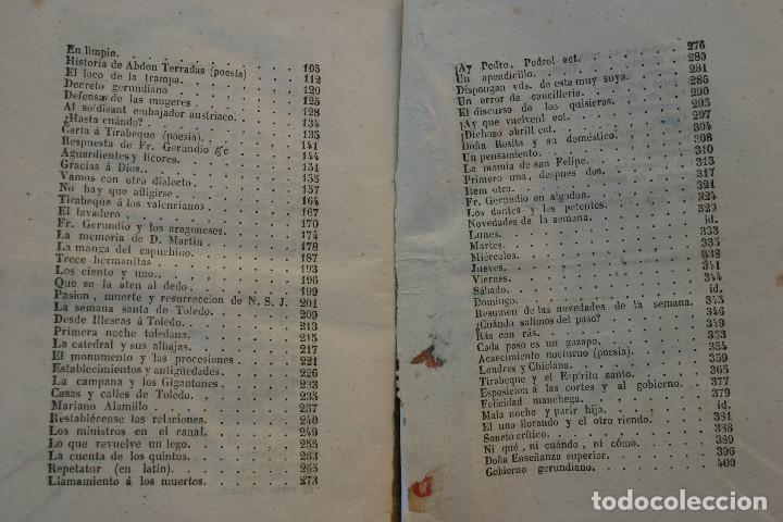 Coleccionismo de revistas y peri&oacute;dicos: Fray Gerundio - Foto 3