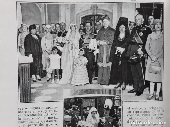 Sammeln von Zeitschriften und Zeitungen: BODA CONSUELO CASTILLEJO Y WALL CONDESA FUENTESAUCO CON GERARDO OSORIO MOSCOSO CONDE ALTAMIRA 1928