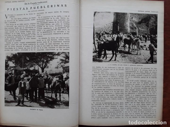 Collezionismo di Riviste e Giornali: FIESTAS PUEBLERINAS DE LA ESPA&Ntilde;A TRADICIONAL FERIA SAN MATEO REINOSA 3 HOJAS A&Ntilde;O 1928