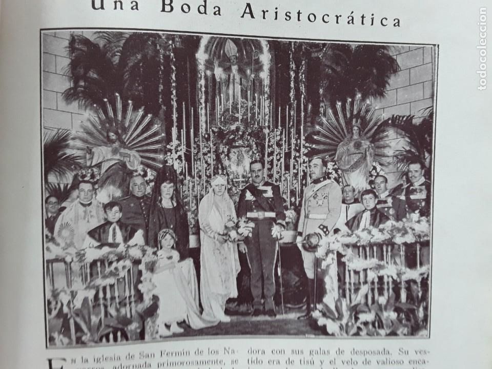 Collezionismo di Riviste e Giornali: BODA MARIA ANTONIA OROZCO ROFAZZA ALFONSO ESCRIVA DE ROMANI CONDE GLIMES BRABANTE HOJA A&Ntilde;O 1928