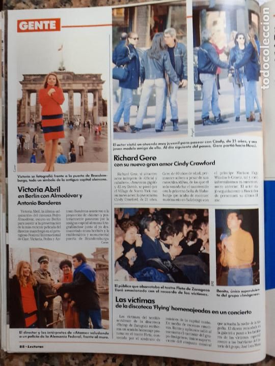 Coleccionismo de revistas y peri&oacute;dicos: imagen imagenes victoria abril richard gere cindy crawford