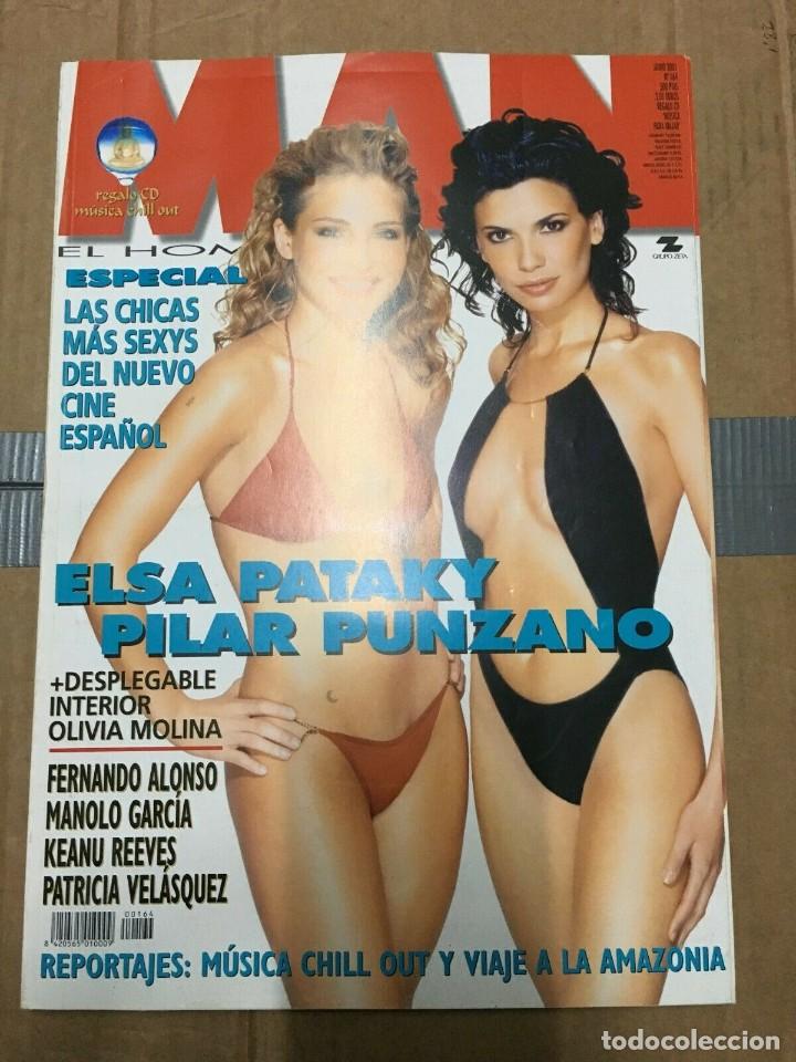 Collection Magazines and Newspapers: REVISTA MAN #164 Elsa Pataky Pilar Punzano Olivia Molina Patricia Velasquez CON POSTER