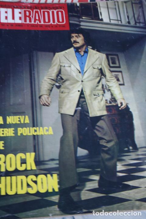 Coleccionismo de Revistas y Peri&oacute;dicos: TELE RADIO N&ordm; 757 ROCK HUDSON GIGLIOLA CINQUETTI NATALIA FIGUEROA JULIEN CLERC FRAN&Ccedil;OISE HARDY
