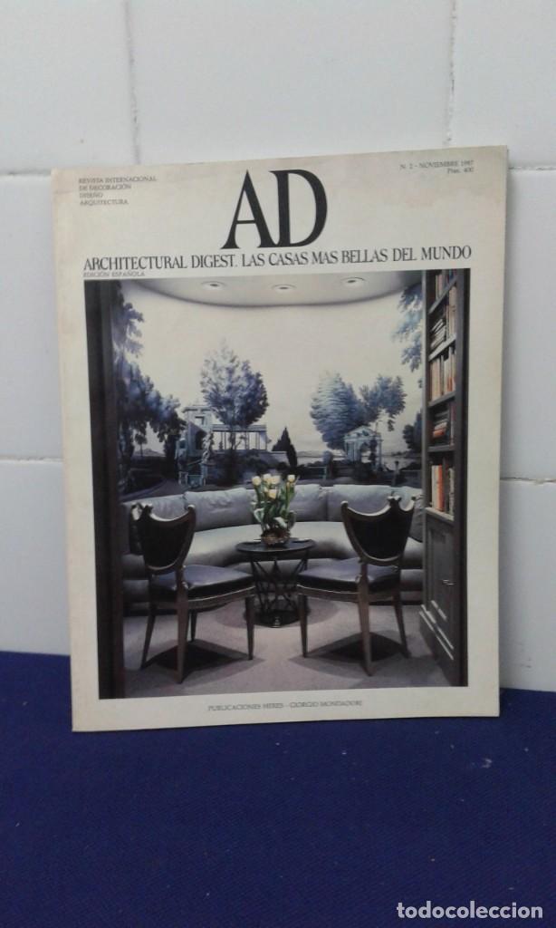 Collezionismo di Riviste e Giornali: REVISTA ARCHITECTURAL DIGEST. LAS CASAS MAS BELLAS DEL MUNDO