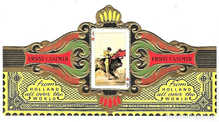 Coleccionismo de Revistas y Peri&oacute;dicos: VITOLA GRAN FORMATO VITOLINA DE ERNST CASIMIR TAUROMAQUIA SERIE 310 N&ordm; 4