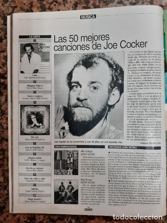 Coleccionismo de Revistas y Peri&oacute;dicos: joe cocker elton jhon julio iglesias