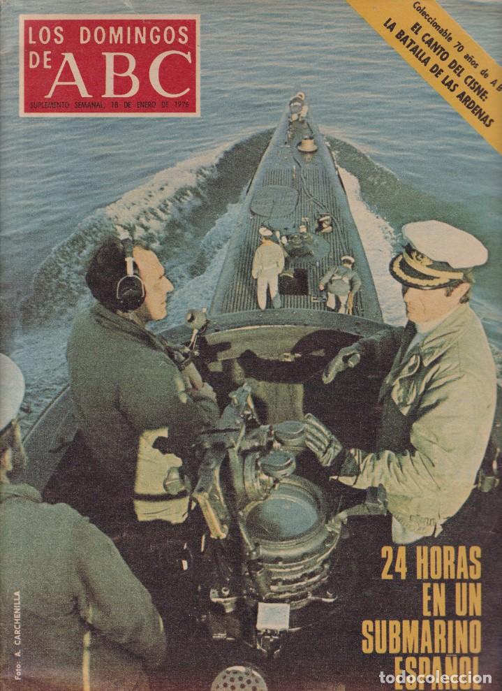 Coleccionismo de Revistas y Peri&oacute;dicos: LOS DOMINGOS DE ABC - 18 DE ENERO DE 1976