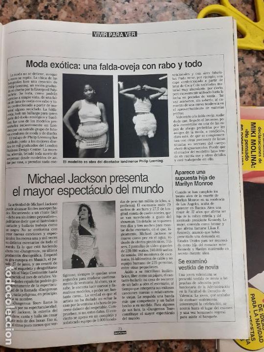 Coleccionismo de revistas y peri&oacute;dicos: michael jackson - Foto 1
