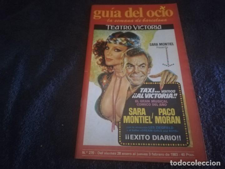 Coleccionismo de Revistas y Peri&oacute;dicos: GUIA DEL OCIO DE BARCELONA SARA MONTIEL Y PACO MORAN