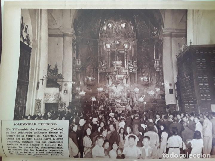 Collezionismo di Riviste e Giornali: VIRGEN DEL CASTELLAR VILLARUBIA DE SANTIAGO HOJA REVISTA A&Ntilde;O 1934