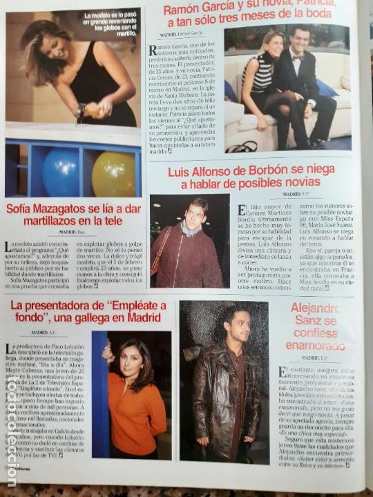 Coleccionismo de Revistas y Peri&oacute;dicos: mayte cabezas alejandro sanz sofia mazagatos ramon garcia luis alfonso de borbon