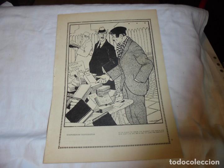 Collection Magazines and Newspapers: COSTUMBRES MADRILE&Ntilde;AS POR MANCHON.HOJA DE REVISTA BLANCO Y NEGRO 1915