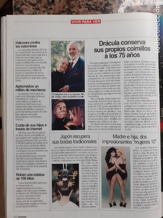 Coleccionismo de revistas y peri&oacute;dicos: cristopher lee dracula - Foto 1
