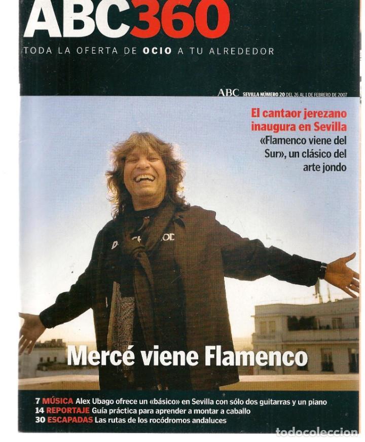 Coleccionismo de Revistas y Peri&oacute;dicos: ABC 360. N&ordm; 20. JOS&Eacute; MERC&Eacute; / ALEX UBAGO./ SKIMO. / BEN STILLER. 26 ENERO 2007.(B30.1)