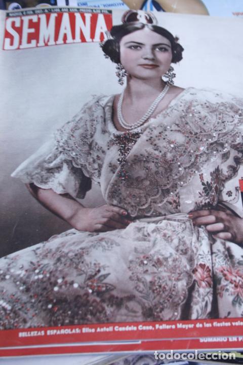 Coleccionismo de Revistas y Peri&oacute;dicos: ELIA NTOLL FALERAS MAYOR FALLAS CARIAS OSASUNA REVISTA SEMANA N&ordm; 1146 1962