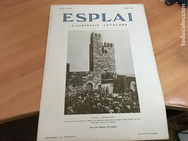 Collection Magazines and Newspapers: ESPLAI IL.LUSTRACIO CATALANA 6 MAIG 1934 BANDA MUNICIPAL BARCELONA, ESCORNALBOU (AB-2)