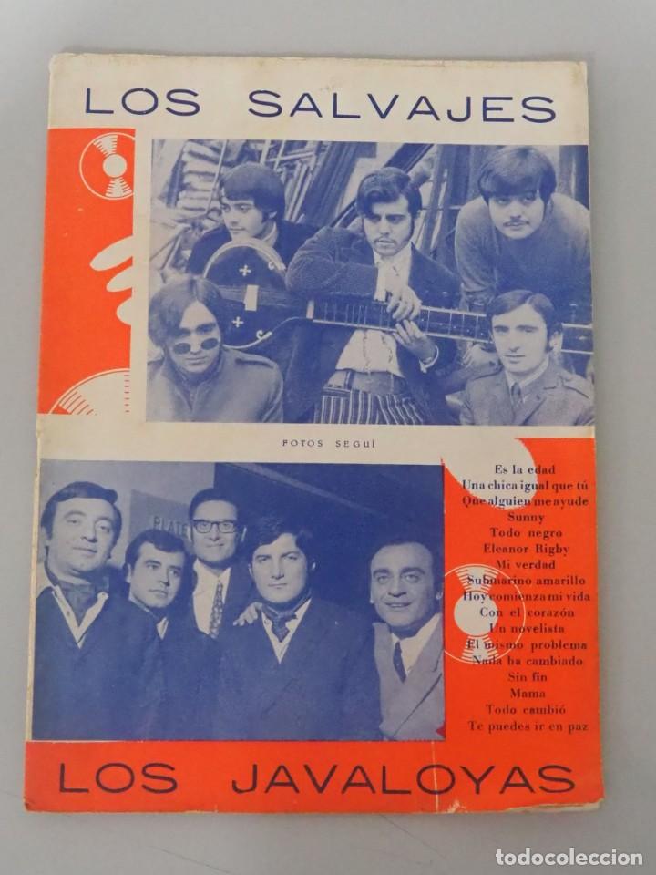 Coleccionismo de Revistas y Peri&oacute;dicos: Cancionero MARAZUL 1966 Salvajes / Javaloyas / Rolling Stones / Mustangs MUY BUEN ESTADO