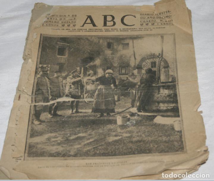 Coleccionismo de Revistas y Peri&oacute;dicos: REVISTA ABC 3 ABRIL 1918, PRIMERA GUERRA MUNDIAL LA GRAN OFENSIVA ALEMANA