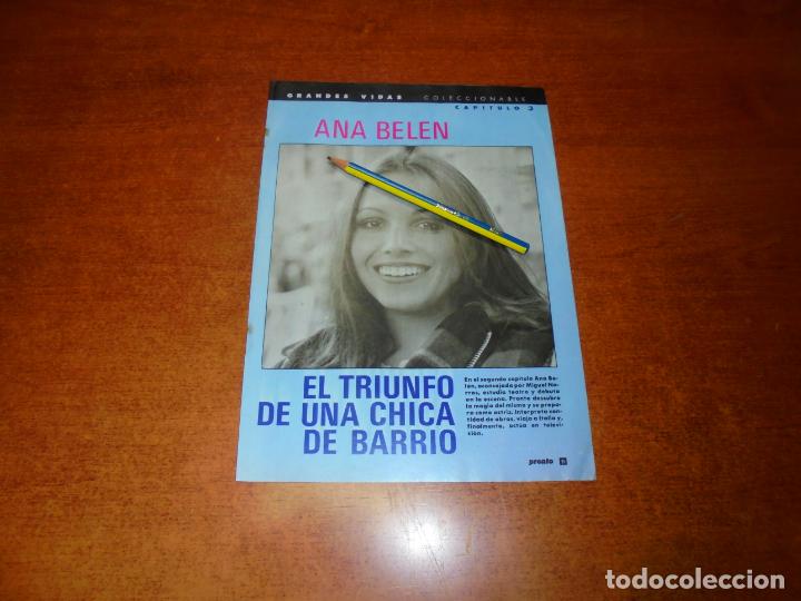 Coleccionismo de Revistas y Peri&oacute;dicos: CLIPPING 1987: ANA BEL&Eacute;N, EL TRIUNFO DE UNA CHICA DE BARRIO.