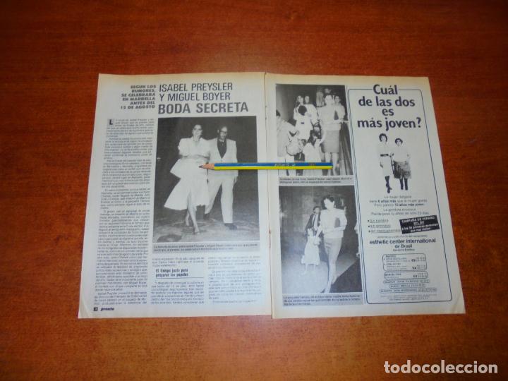 Coleccionismo de Revistas y Peri&oacute;dicos: CLIPPING 1987: ISABEL PREYSLER.