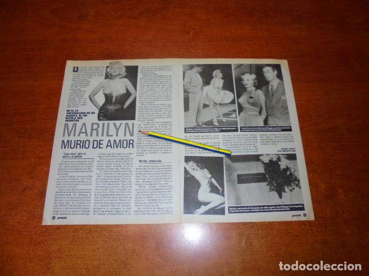 Coleccionismo de revistas y peri&oacute;dicos: CLIPPING 1987: MARILYN MONROE