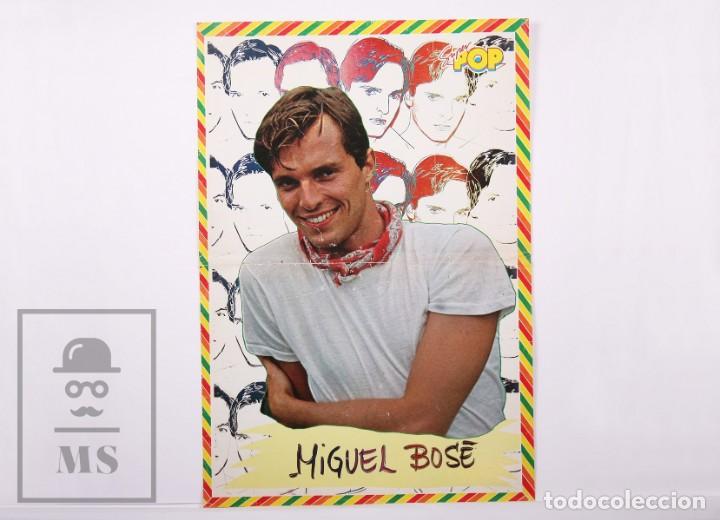 Coleccionismo de Revistas y Peri&oacute;dicos: P&oacute;ster de la Revista S&uacute;per Pop / SuperPop - Miguel Bos&eacute; / Jos&eacute; Mar&iacute;a Cano / Mecano - A&ntilde;os 80